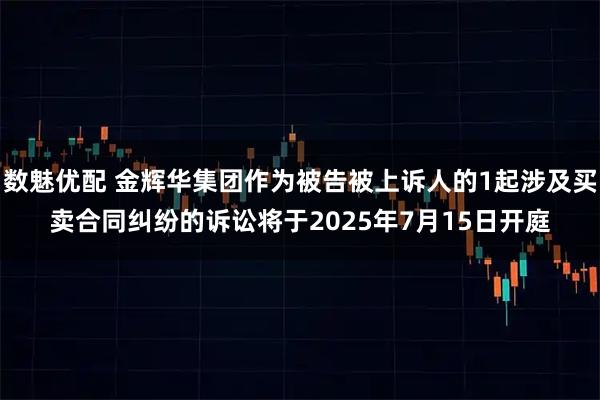数魅优配 金辉华集团作为被告被上诉人的1起涉及买卖合同纠纷的诉讼将于2025年7月15日开庭